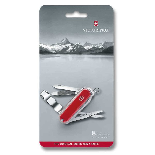 Victorinox 0.6463.B1 NailClip 580 Tırnak Makaslı Çakı (Blisterli)